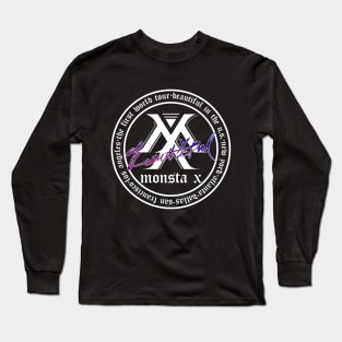 MONSTA X Beautiful World Tour US Stops Logo Long Sleeve T-Shirt